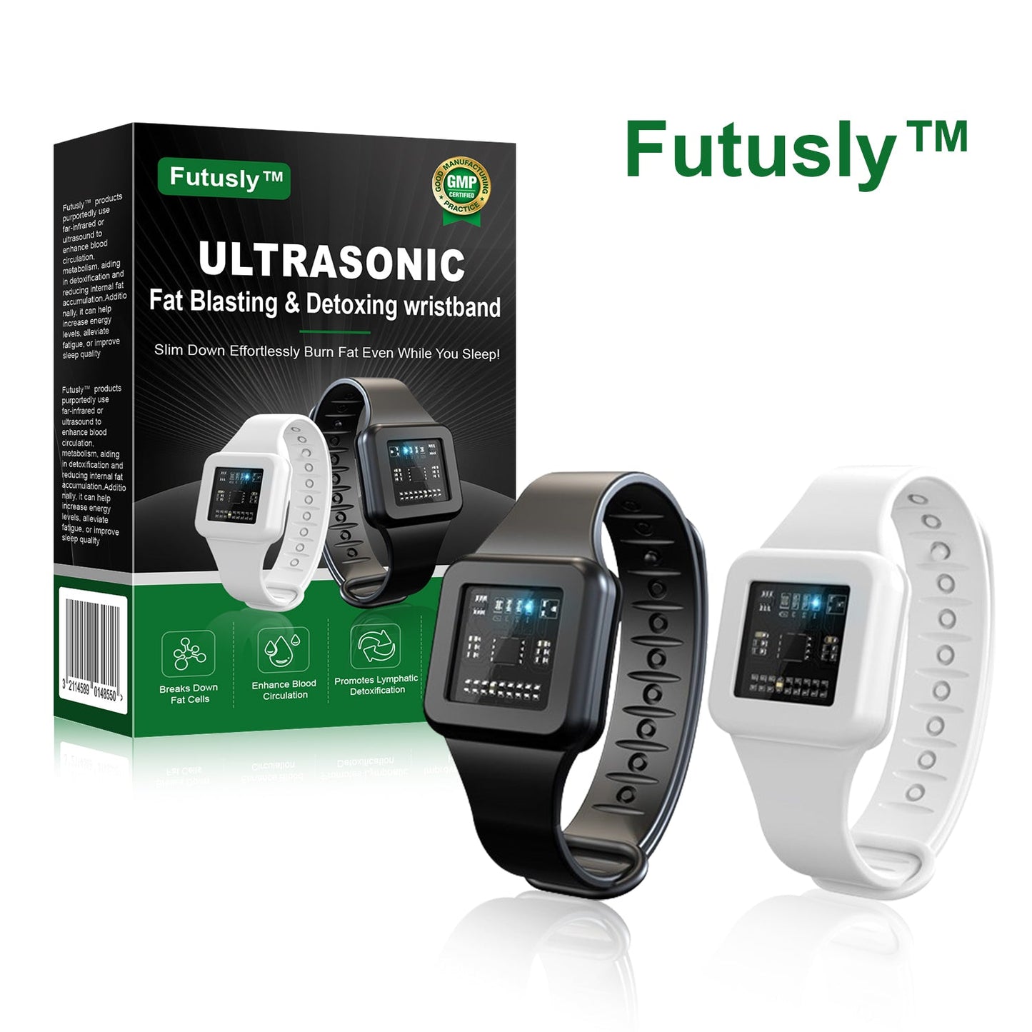 🥇🧑⚕️Futusly™ Ultraschall-Fettabbau und Entgiftungsarmband (🔥LETZTER TAG 70% RABATT)