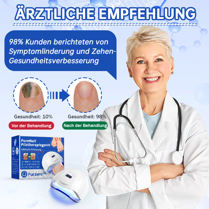 đFurzero⢠PureNail Pilz-Lasertherapiegerät