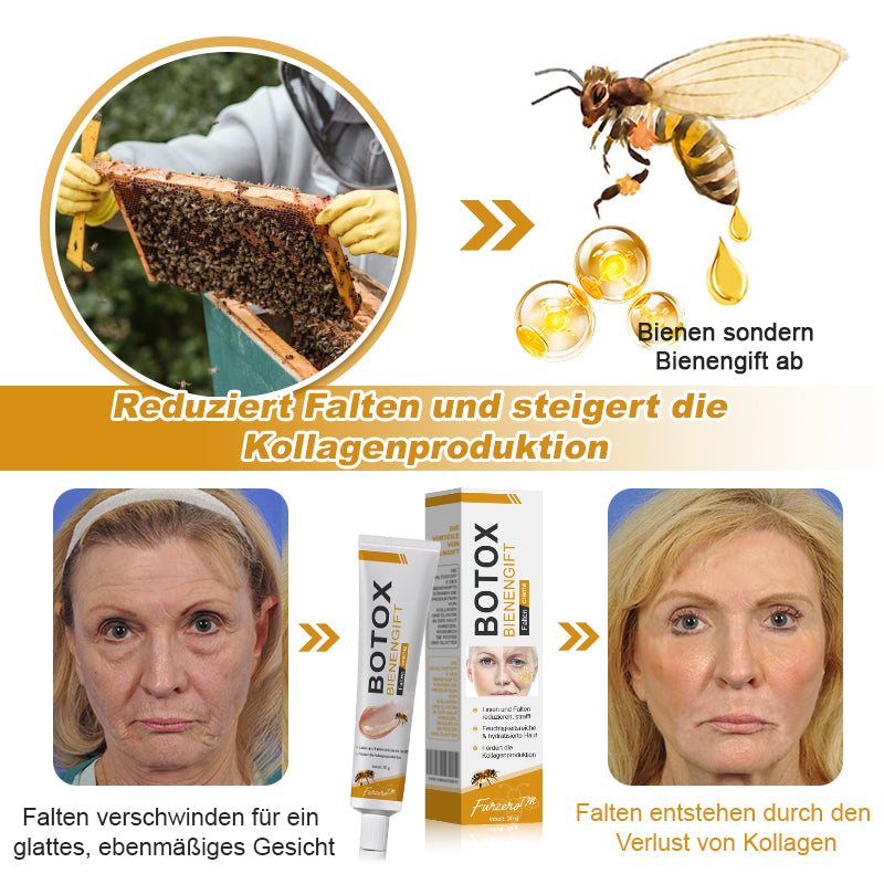 đđHergestellt in Deutschland - â¨Furzero⢠Botox Bienenvenom Faltenentfernungscreme