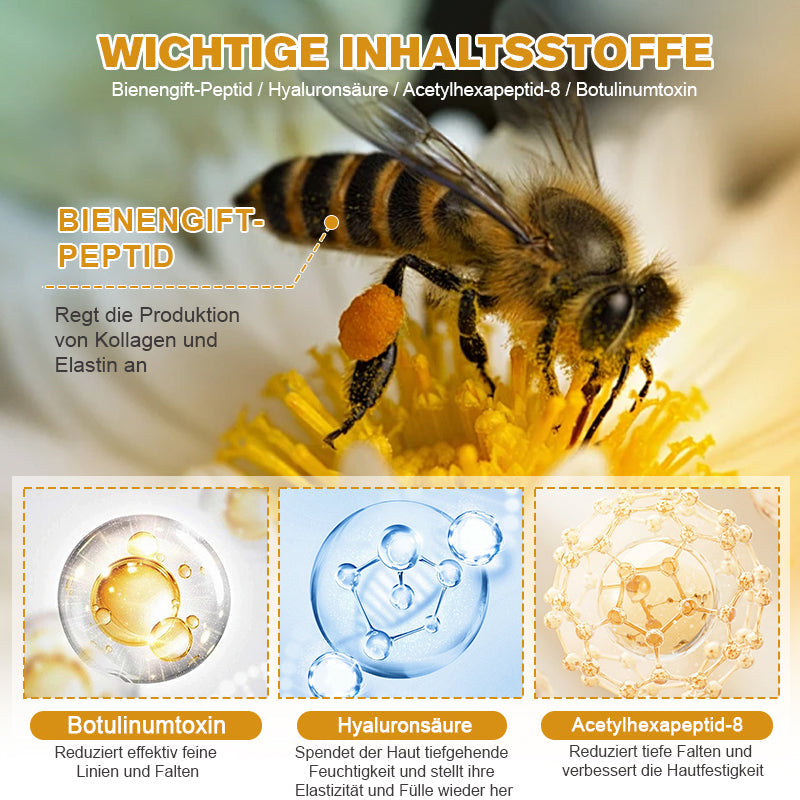 đđHergestellt in Deutschland - â¨Furzero⢠Botox Bienenvenom Faltenentfernungscreme