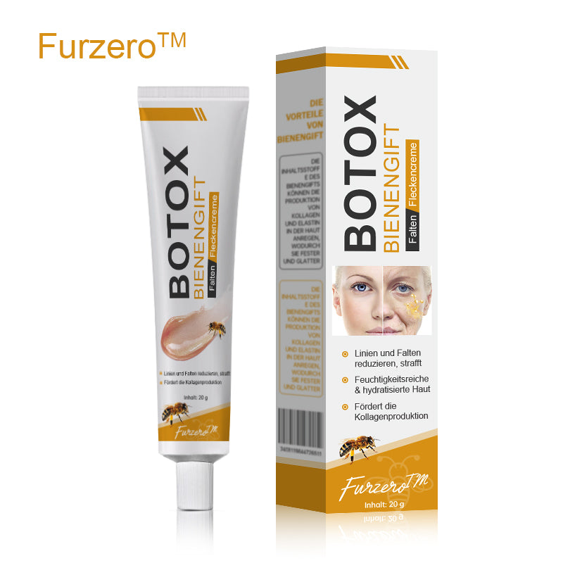 đđHergestellt in Deutschland - â¨Furzero⢠Botox Bienenvenom Faltenentfernungscreme