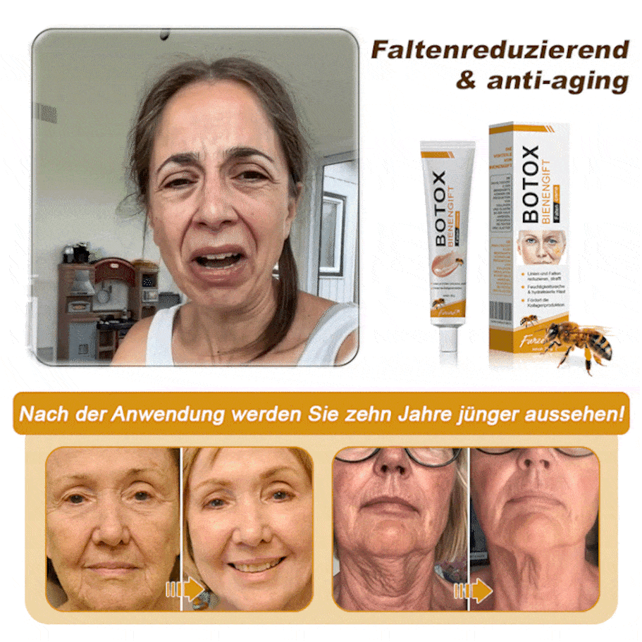 đđHergestellt in Deutschland - â¨Furzero⢠Botox Bienenvenom Faltenentfernungscreme