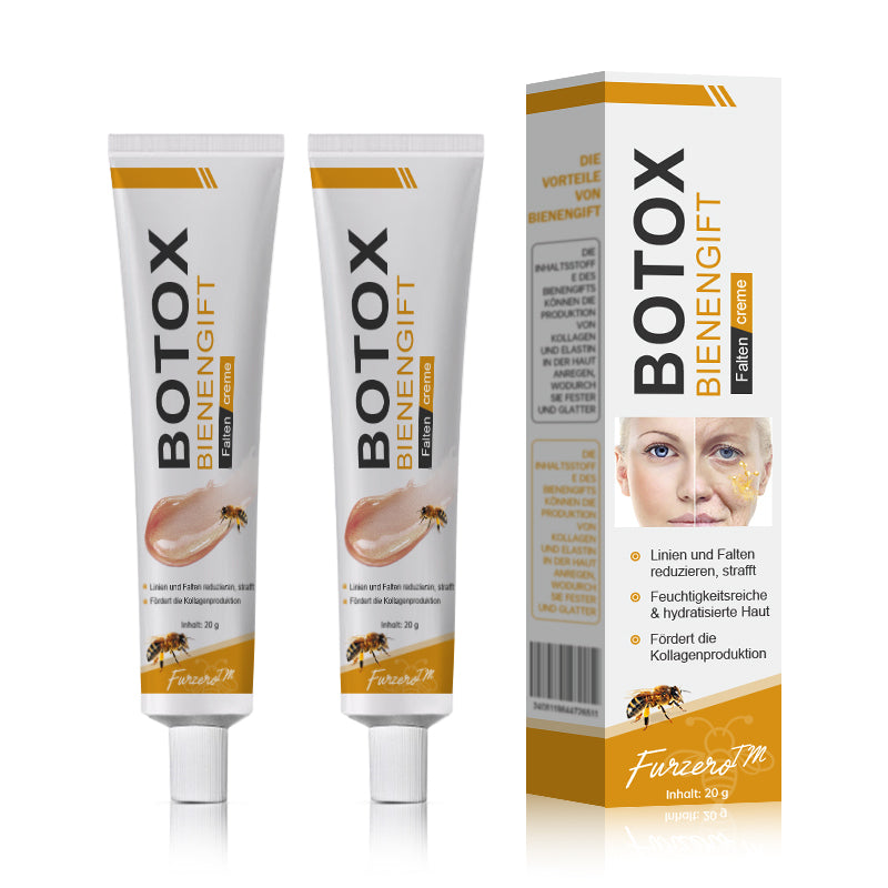 đđHergestellt in Deutschland - â¨Furzero⢠Botox Bienenvenom Faltenentfernungscreme