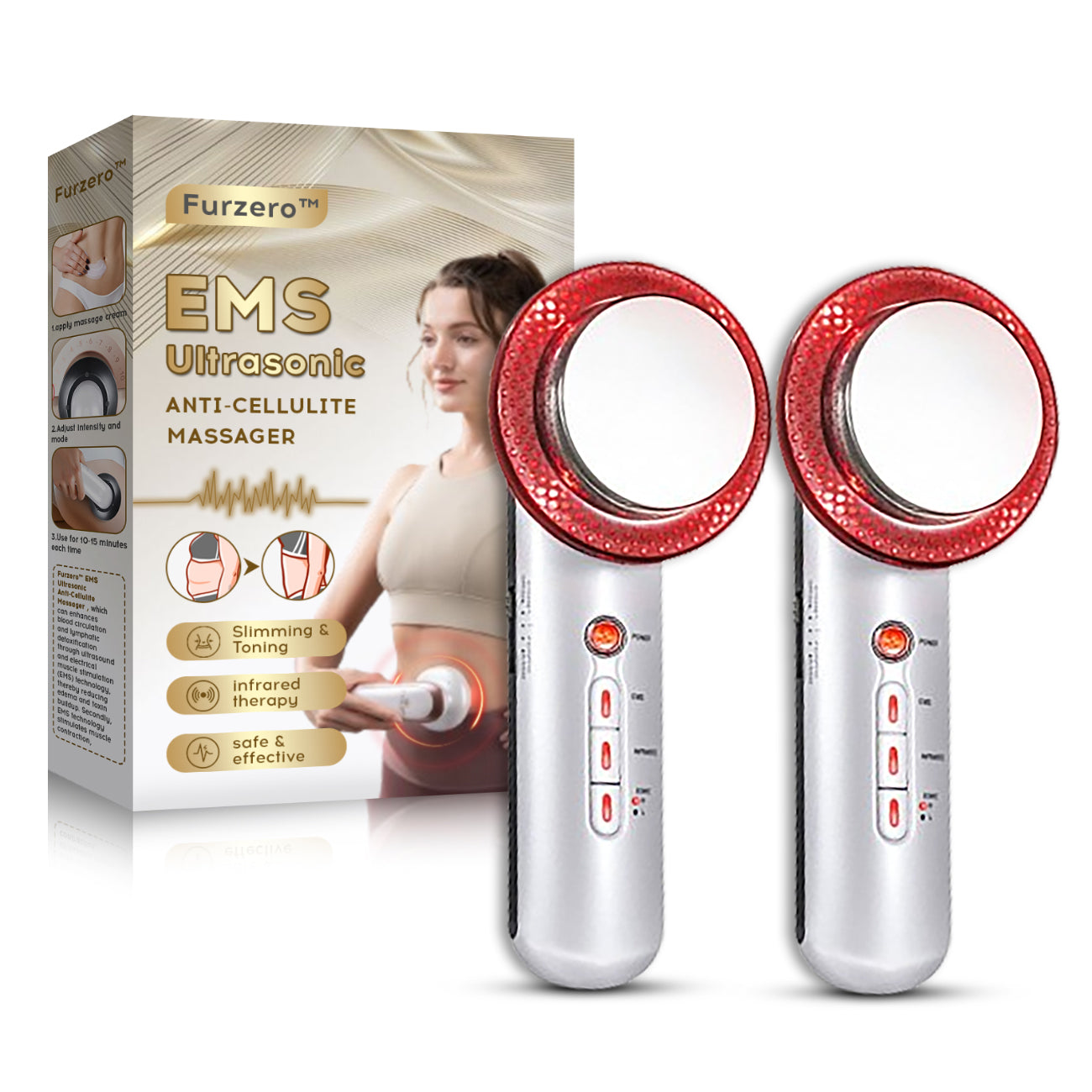 👨⚕️Furzero™ EMS-Ultraschall-Ferninfrarot-Anti-Cellulite-Massagegerät(👨⚕️Arztempfehlung)
