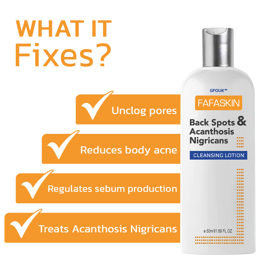 GFOUK™ FAFASKIN Rückenflecken und Akanthose Nigricans Reinigungslotion