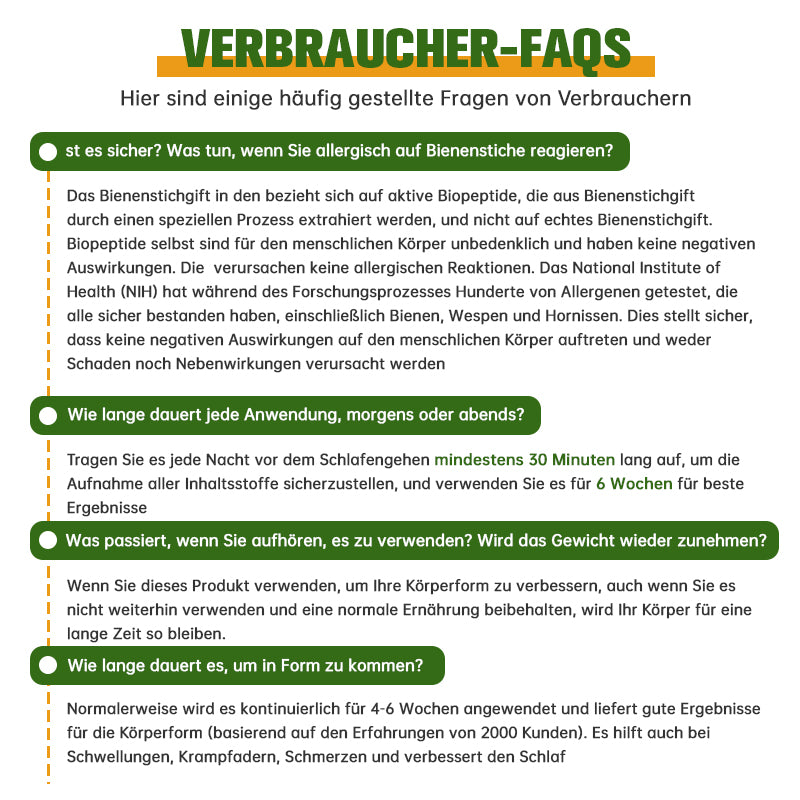 🐝Furzero™ Bienengift Lymphdrainage & Schlankheits-Fußbadperle -  Von NIH-Experten empfohlen