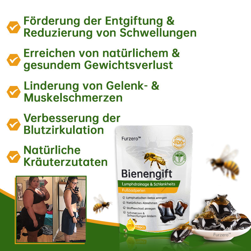 🐝Furzero™ Bienengift Lymphdrainage & Schlankheits-Fußbadperle -  Von NIH-Experten empfohlen