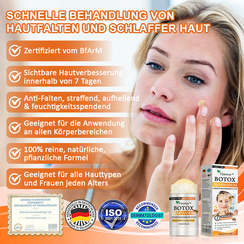 💎LETZTER TAG 70% RABATT✨Flysmus™ Botox-Bienenvergiftungsstraffungsserum-Stick🌿Hergestellt in Deutschland