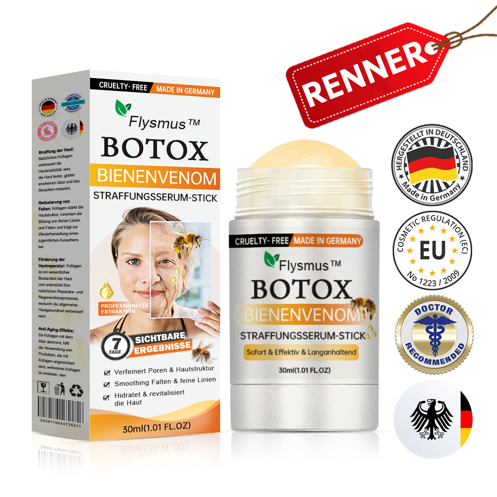 💎LETZTER TAG 70% RABATT✨Flysmus™ Botox-Bienenvergiftungsstraffungsserum-Stick🌿Hergestellt in Deutschland