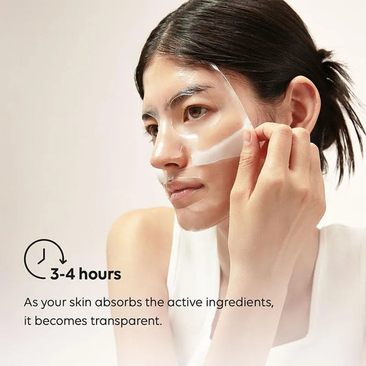 4Pcs/Box Absorbierbare Bio-Collagen Real Deep Mask Nacht Feuchtigkeitsmaske Straffende Nährende Aufhellende Feuchtigkeitspflege