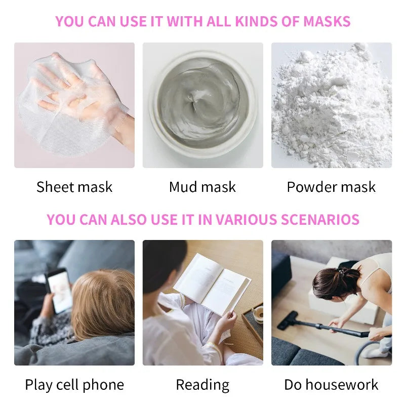 3D Silikon Gesichtsmaske Frauen Hautpflege feuchtigkeitsspendende Lifting Straffung Anti-Falten wiederverwendbare Gel-Blatt-Maske Gesichts-Hautpflege-Tool