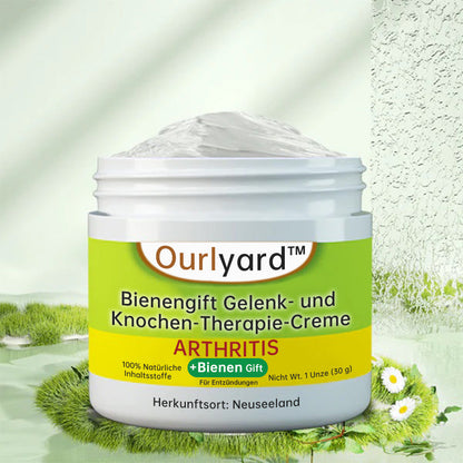 🍀Ourlyard™ Bienengift Gelenk- und Knochen-Therapie-Creme (Vollständige Körpererholung, reine natürliche Formel)